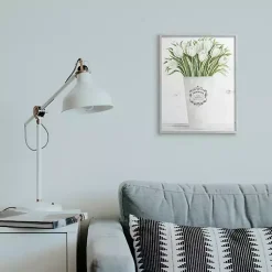 Kirklands Home Framed Art|White Tulip Bouquet in a Vase Framed Art Print