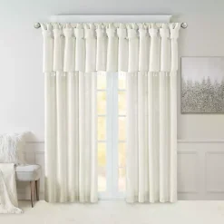 Kirklands Home Curtains & Drapes|Twist Top Curtain Panel, 95 in. White