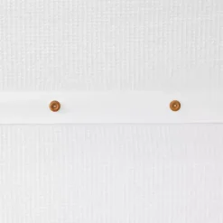 Kirklands Home Shower Curtains|Waffle Weave Cotton Shower Curtain White