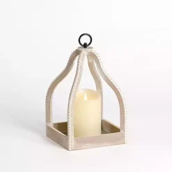 Best Washed Beaded Open Lantern, 11 in. Lanterns