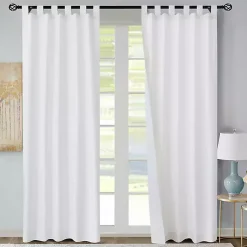 Kirklands Home Curtains & Drapes|Weathermate Blackout Curtain Panel, 72 in. White