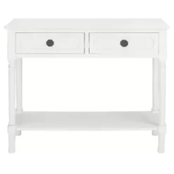 Kirklands Home Console Tables|Wood Allura Console Table White