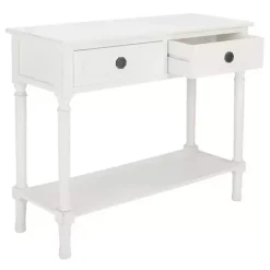 Kirklands Home Console Tables|Wood Allura Console Table White