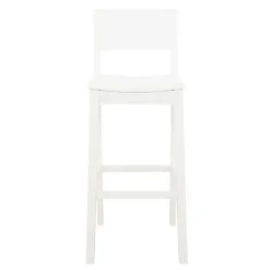 Kirklands Home Bar Stools & Counter Height Stools|Wood Devin Bar Stools, Set of 2 White