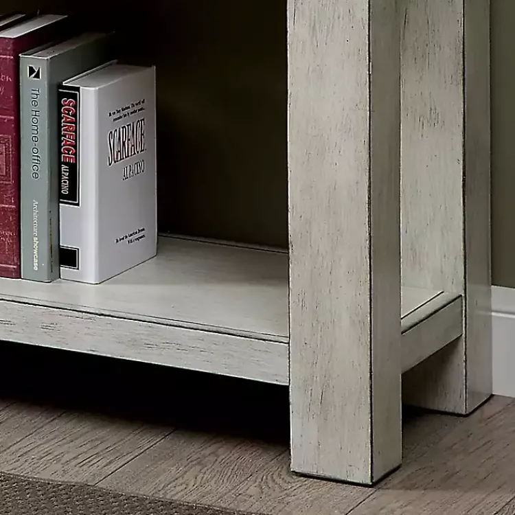 Kirklands Home Console Tables|Wood 4-Drawer Farmhouse Console Table White