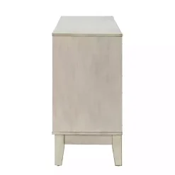Kirklands Home Cabinets & Sideboards|Wood Geometric 4-Door Cabinet White