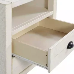 Kirklands Home Nightstands|Wood Open Shelf Nightstand White