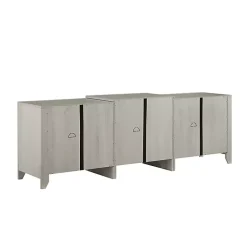 Kirklands Home Tv Stands & Media Consoles|Wood 6-Shelf Media Cabinet White