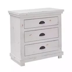 Kirklands Home Nightstands|Wooden Willow Nightstand White