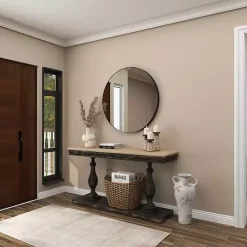 Outlet Whitewash Floral Mango Candlesticks, Set of 3 Candle Holders