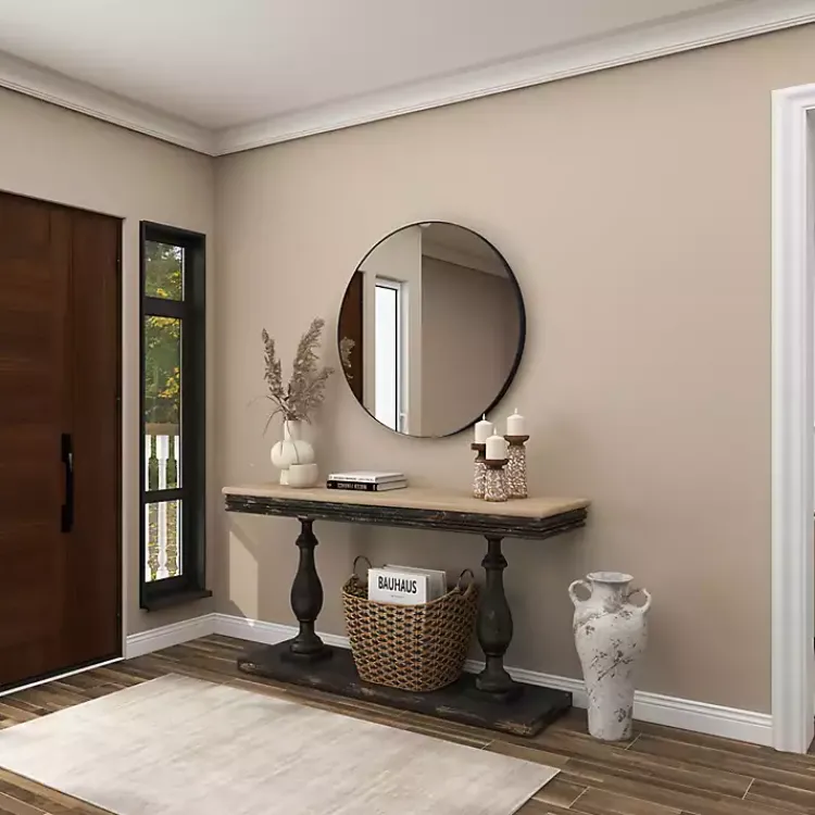 Outlet Whitewash Floral Mango Candlesticks, Set of 3 Candle Holders