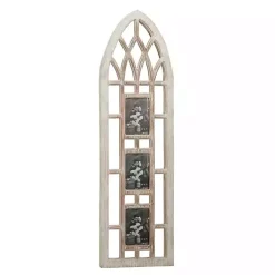 Clearance Whitewash Window Arch 3-Opening Collage Frame Collage Frames