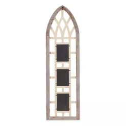 Clearance Whitewash Window Arch 3-Opening Collage Frame Collage Frames