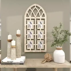New Whitewash Window Arch 6-Opening Collage Frame Collage Frames
