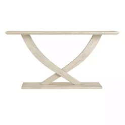 Kirklands Home Console Tables|washed Ramus Console Table White