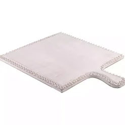 Kirklands Home Serving & Entertaining|washed Wood Beaded Edge Cutting Board, 14x18 White