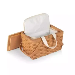 Kirklands Home Serving & Entertaining|Wicker Picnic Basket with Removable Cooler