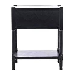 Kirklands Home Console Tables|Wilbert 3-Drawer Console Table Black