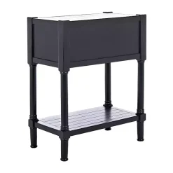 Kirklands Home Console Tables|Wilbert 3-Drawer Console Table Black