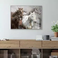 Kirklands Home Framed Art|Wild Ride Framed Canvas Art Print