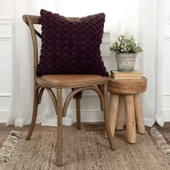 Sale Wine Heavily Textured Pillow Pillows