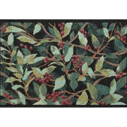 Hot Winter Blooms Accent Rug, 24x34 Outdoor Christmas Decorations
