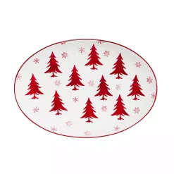Kirklands Home Serving & Entertaining|Winterfest Oval Serving Platter