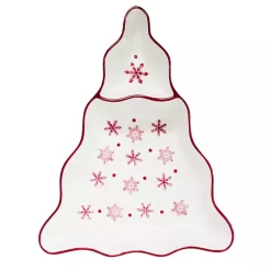 Kirklands Home Serving & Entertaining|Winterfest Tree Chip and Dip Platter