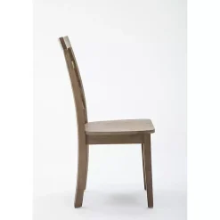 Kirklands Home Dining Chairs|Wire Brushed Natural Dining Chairs, Set of 2 Brown