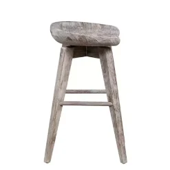 Kirklands Home Bar Stools & Counter Height Stools|Wirebrushed Barnwood Swivel Counter Stool