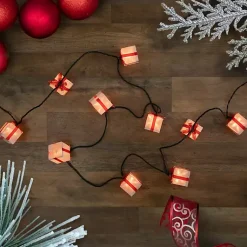 Discount Wrapped Christmas Gifts 10-pc. String Lights Christmas Tree Decorations