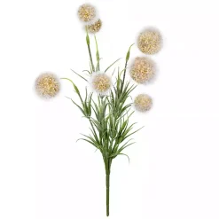 Yellow Floral Pom-Pom Bundles, Set of 6 Stems & Bouquets