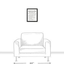 Kirklands Home Wall Quotes & Signs|Zoomies Framed Canvas Art Print, 12x15 in.